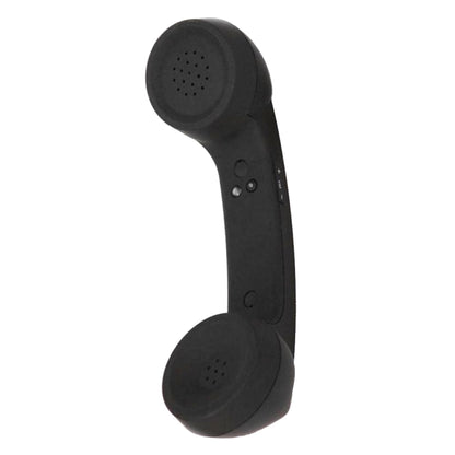 Bluetooth Wireless Connection Retro Microphone External Mobile Phone Handset, Bluetooth Black