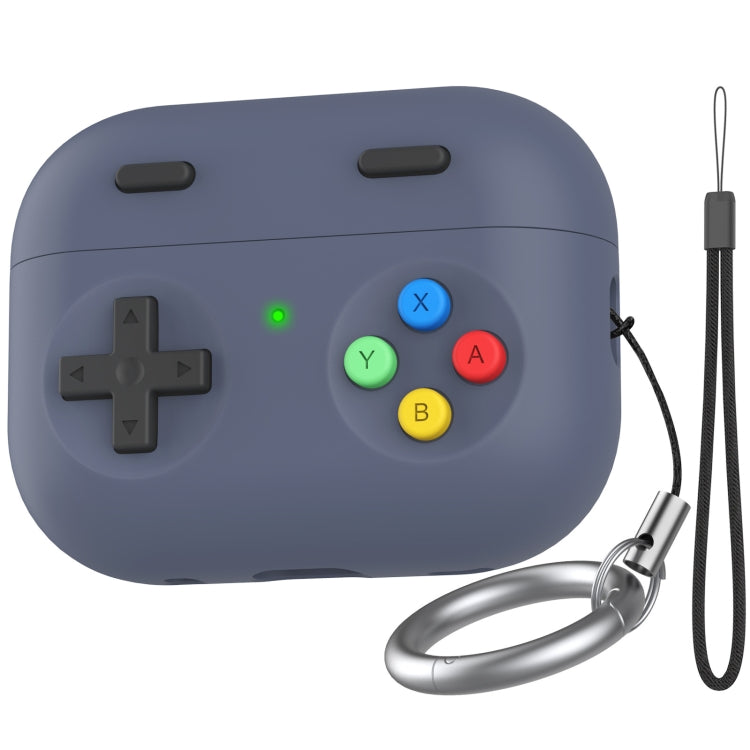 For AirPods Pro 2 AhaStyle DD04 Split Silicone Cartoon Earphone Protective Case, DD04(Blue)