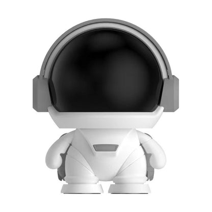 Mini Astronaut Portable Smart Subwoofer Bluetooth Speaker, White Gray, Platinum