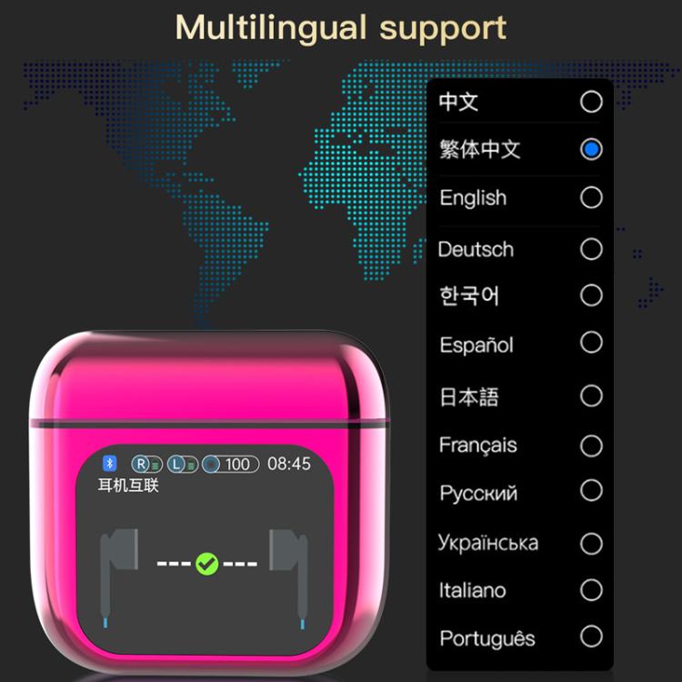 1.9 Inch TFT Full-Color Touchscreen Wireless Earbuds