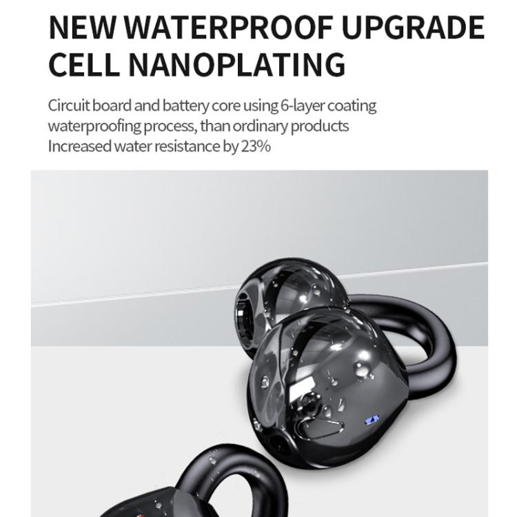 M300 Mini Invisible Clip-On Wireless Bluetooth Earbuds with Active Noise Reduction