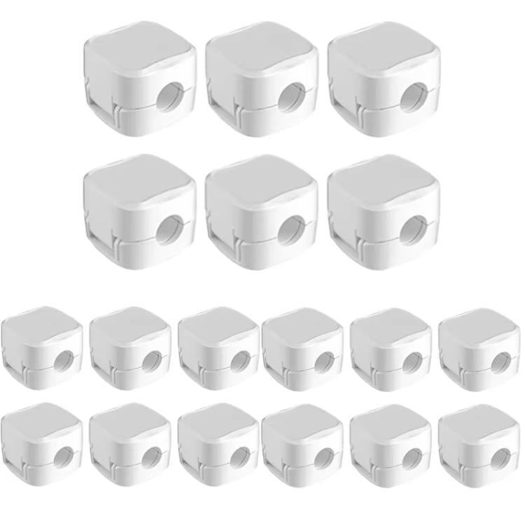 18pcs /Pack Magnetic Cable Organizer Clips Adhesive Wire Holders for Desk Management