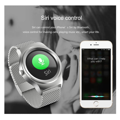 SMA-Round 1.28 inch Color Touch Screen Bluetooth Smart Watch, Waterproof, Support Voice Control /...