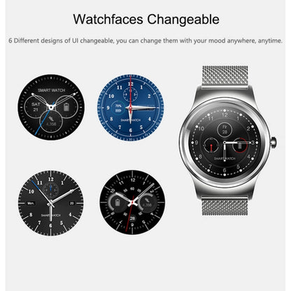 SMA-Round 1.28 inch Color Touch Screen Bluetooth Smart Watch, Waterproof, Support Voice Control /...