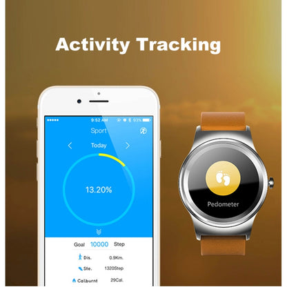 SMA-Round 1.28 inch Color Touch Screen Bluetooth Smart Watch, Waterproof, Support Voice Control /...