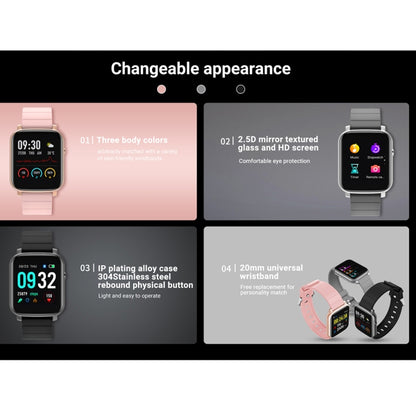 SMA-F1 1.3 inch TFT Full Touch Screen IP68 Waterproof Smart Sports Watch, Support Dynamic Heart R...