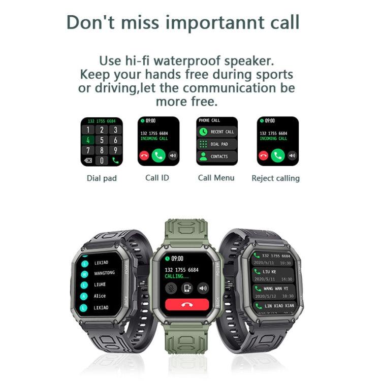 KR06 Waterproof Pedometer Sport Smart Watch