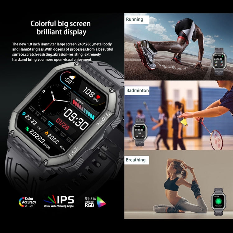 KR06 Waterproof Pedometer Sport Smart Watch