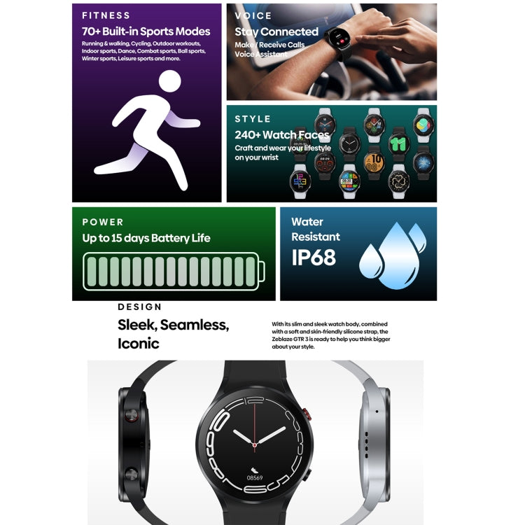 Zeblaze GTR 3 1.32 inch Smart Watch