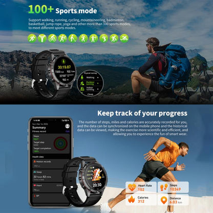 HAMTOD 1.6 inch Screen Smart Watch