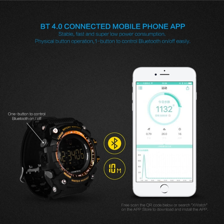 EX16 Full Angle Screen Display Sport Smart Watch