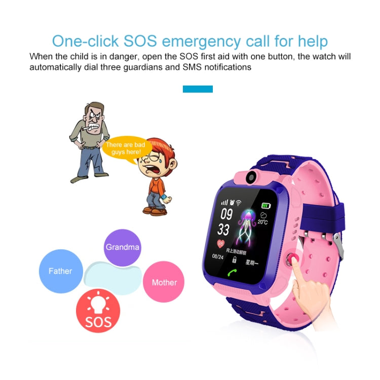 Q120 1.44 inch Color Screen Smartwatch for Children IP67