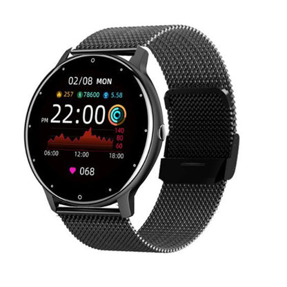 ZL02D 1.28 inch IP67 Waterproof Steel Band Smart Watch Support Heart Rate Monitoring�������������...
