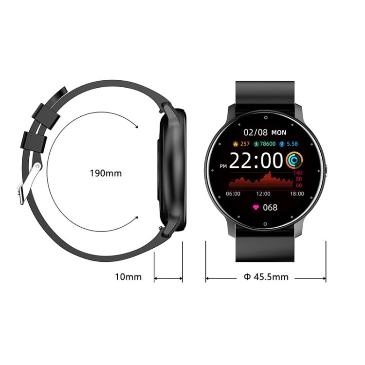 ZL02D 1.28 inch IP67 Waterproof Steel Band Smart Watch Support Heart Rate Monitoring�������������...