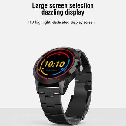 N6 Smart Watch 1.3 inch TFT Screen MTK2502C Bluetooth4.0, Stainless Steel Watch Band, Support Hea...
