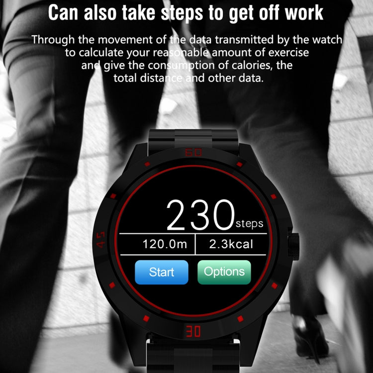 N6 Smart Watch 1.3 inch TFT Screen MTK2502C Bluetooth4.0, Stainless Steel Watch Band, Support Hea...