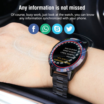 N6 Smart Watch 1.3 inch TFT Screen MTK2502C Bluetooth4.0, Stainless Steel Watch Band, Support Hea...