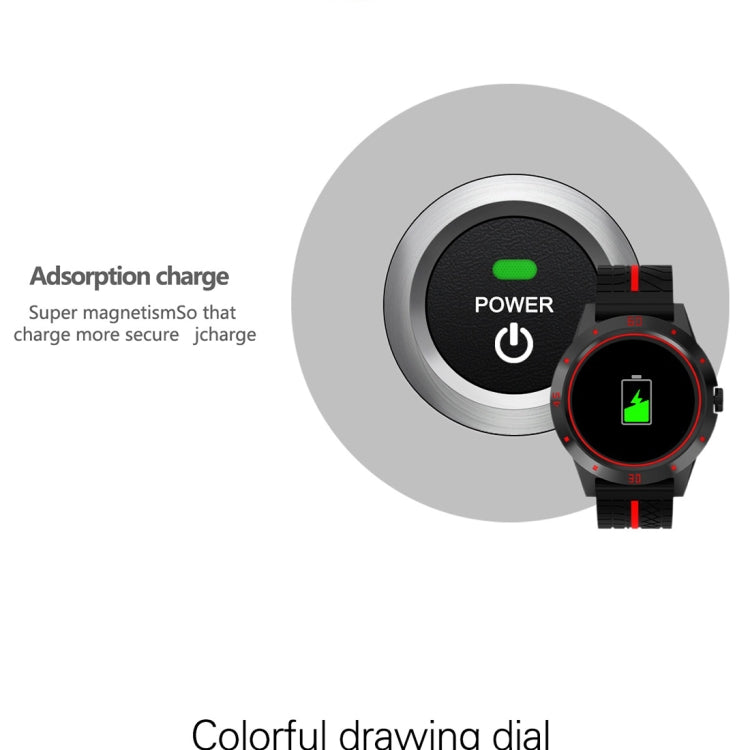N6 Smart Watch 1.3 inch TFT Screen MTK2502C Bluetooth4.0, Silicone Watch Band, Support Heart Rate...