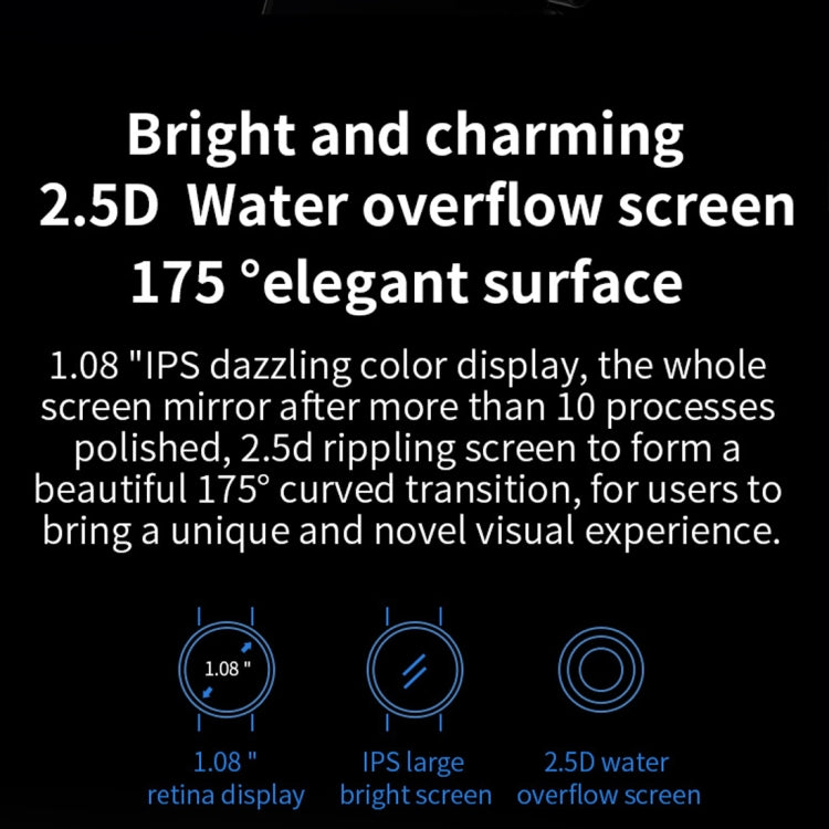 B8+ 1.08 inch IPS Color Screen IP67 Waterproof Smart Watch
