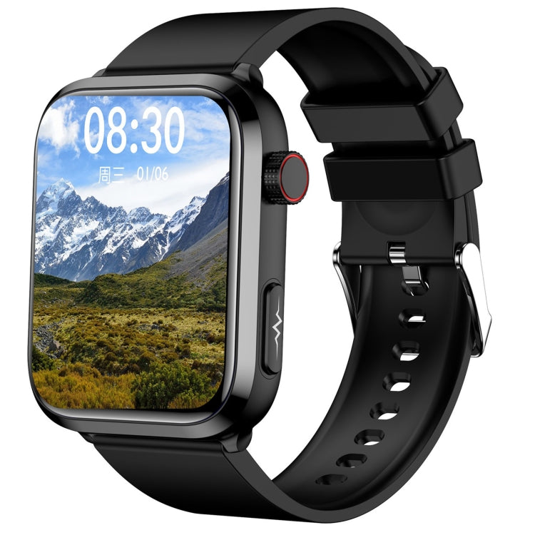 1.91 inch IPS Screen IP68 Waterproof Silicone Band Smart Watch