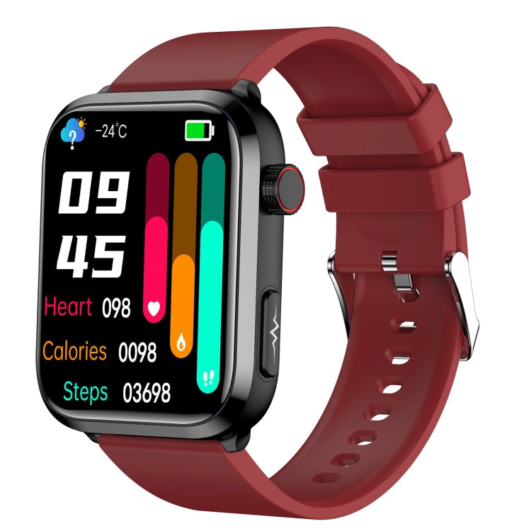 1.91 inch IPS Screen IP68 Waterproof Silicone Band Smart Watch