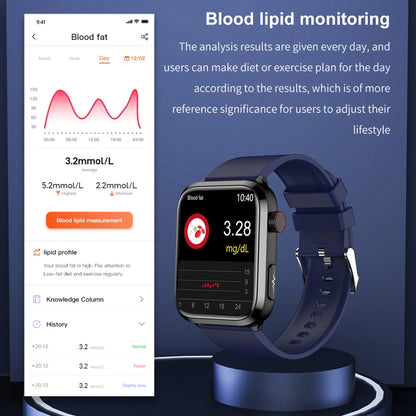 1.91 inch IPS Screen IP68 Waterproof Silicone Band Smart Watch