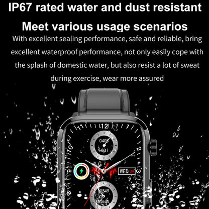 1.91 inch IPS Screen IP68 Waterproof Silicone Band Smart Watch