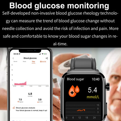 1.91 inch IPS Screen IP68 Waterproof Silicone Band Smart Watch