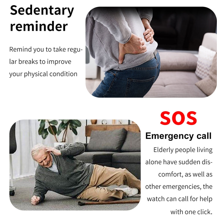 1.91 inch IPS Screen IP68 Waterproof Silicone Band Smart Watch