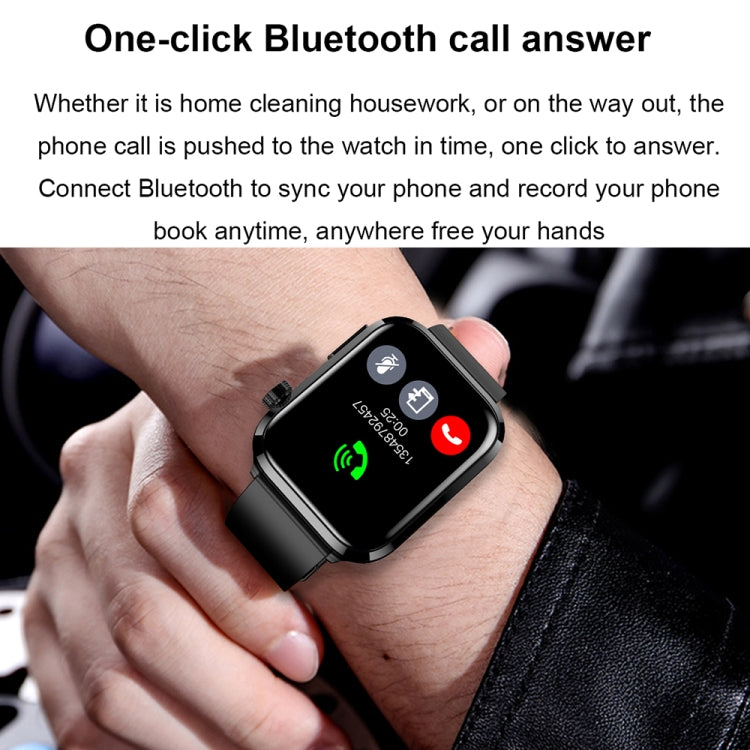 1.91 inch IPS Screen IP68 Waterproof Silicone Band Smart Watch