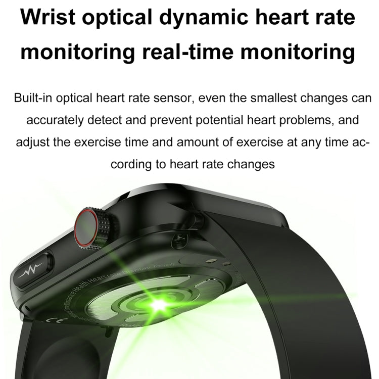 1.91 inch IPS Screen IP68 Waterproof Silicone Band Smart Watch