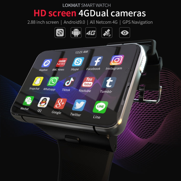 LOKMAT APPLLP Max 4GB+64GB 4G Call 1.6 inch Smart Watch