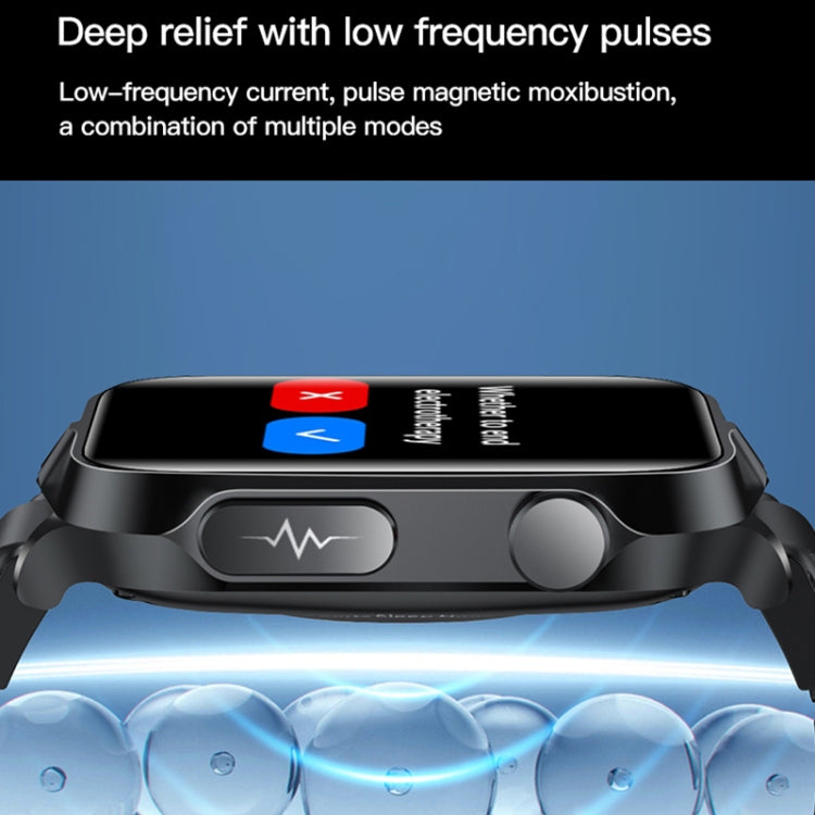 TK11P 1.83 inch IPS Screen IP68 Waterproof Steel Band Smart Watch, Support Stress Monitoring / EC...