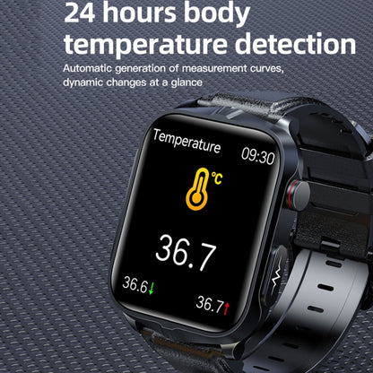 TK11P 1.83 inch IPS Screen IP68 Waterproof Steel Band Smart Watch, Support Stress Monitoring / EC...