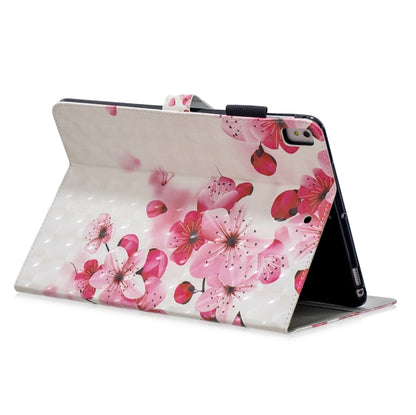 3D Horizontal Flip Leather Case with Holder & Card Slots