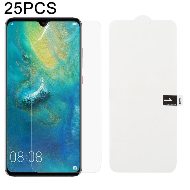 25 PCS Soft Hydrogel Film Full Cover Front Protector with Alcohol Cotton + Scratch Card for������...