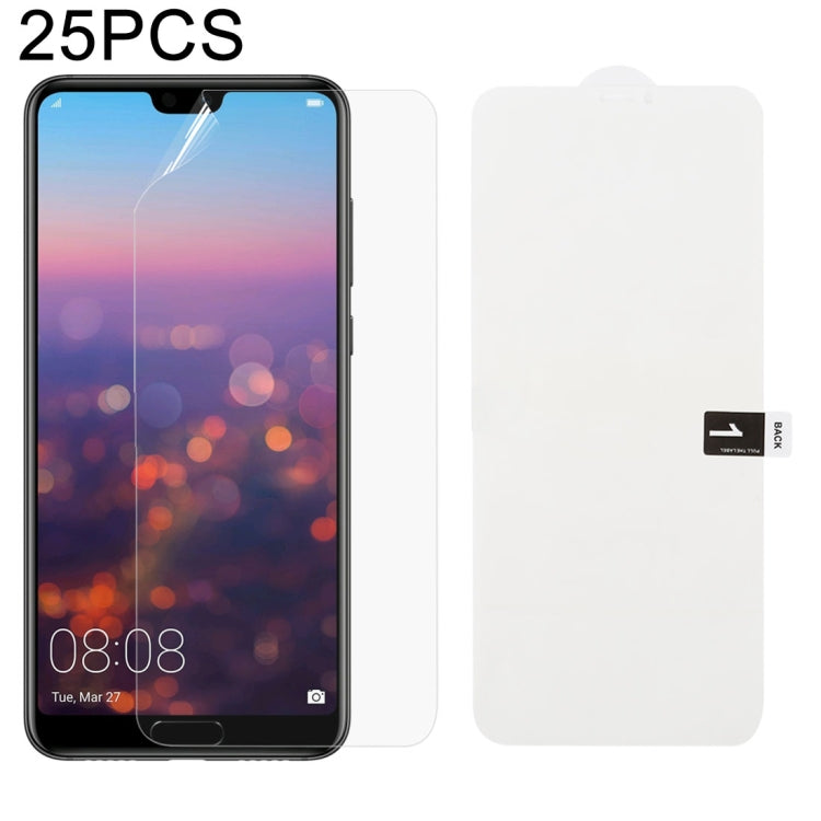 25 PCS Soft Hydrogel Film Full Cover Front Protector with Alcohol Cotton + Scratch Card for������...