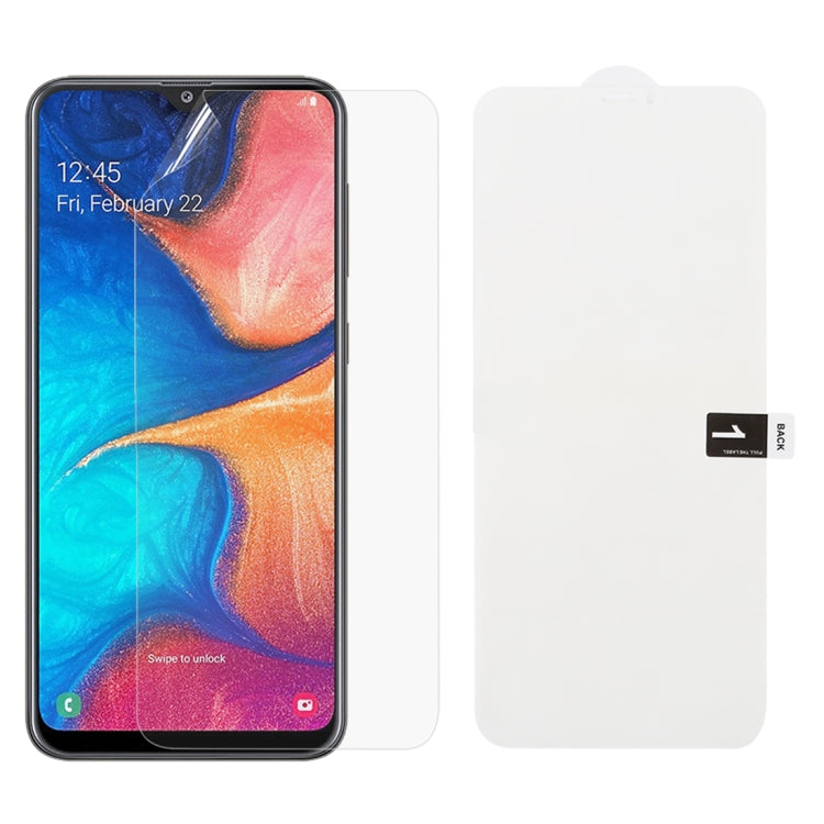 Soft Hydrogel Film Full Cover Front Protector for Galaxy, For Galaxy M30(1 PC)�������������������...