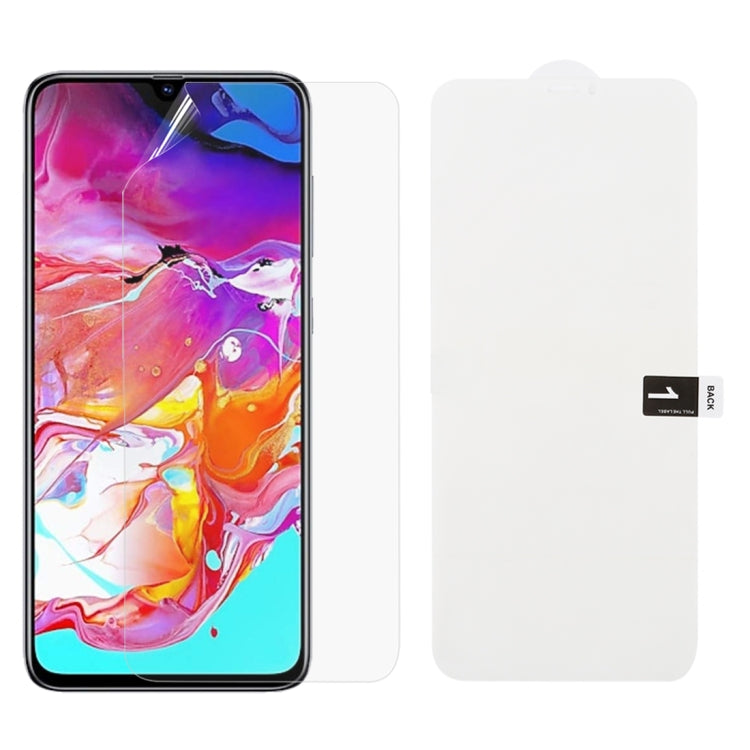 Soft Hydrogel Film Full Cover Front Protector for Galaxy, For Galaxy M30(1 PC)�������������������...