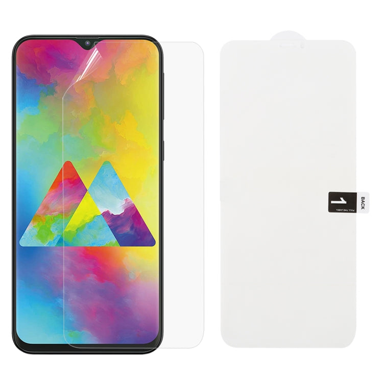 Soft Hydrogel Film Full Cover Front Protector for Galaxy, For Galaxy M30(1 PC)�������������������...