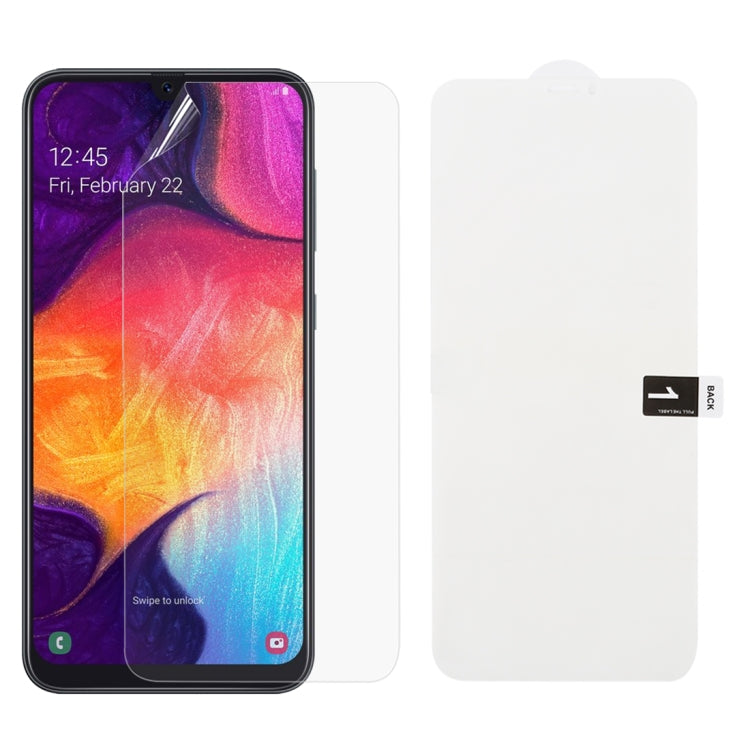 Soft Hydrogel Film Full Cover Front Protector for Galaxy, For Galaxy M30(1 PC)�������������������...