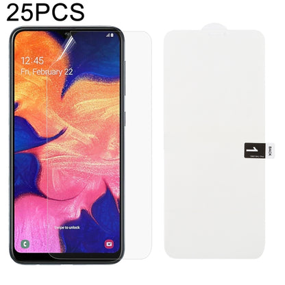 25 PCS Soft Hydrogel Film Full Cover Front Protector with Alcohol Cotton + Scratch Card for Galax...