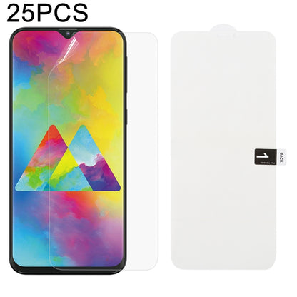 25 PCS Soft Hydrogel Film Full Cover Front Protector with Alcohol Cotton + Scratch Card for Galax...