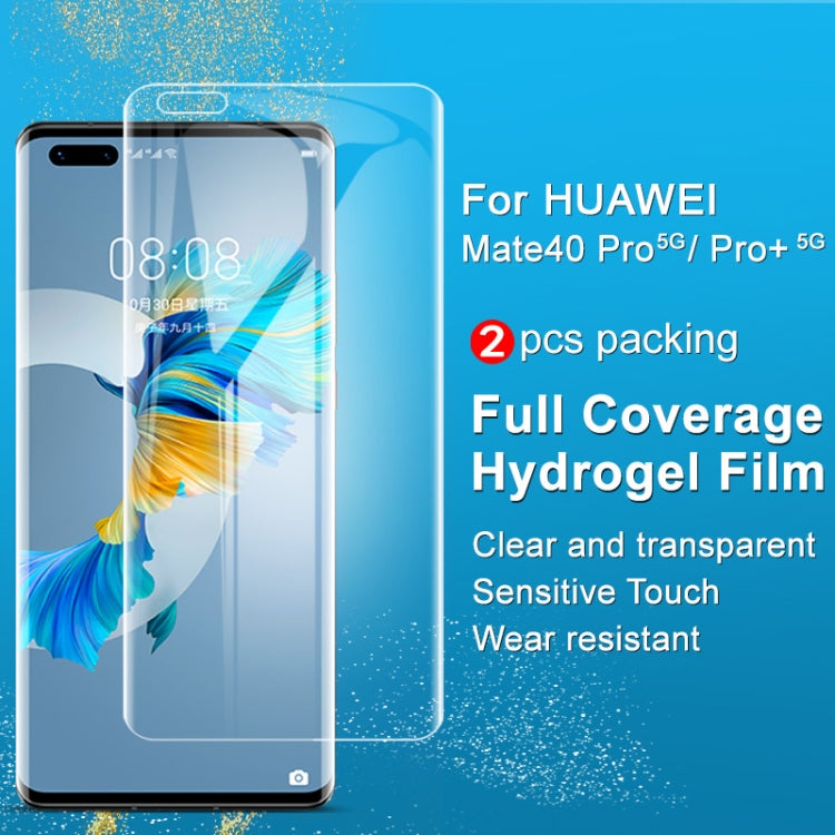 2 PCS IMAK Hydrogel Film III Full Coverage Screen Protector, For Huawei Mate 40 Pro 5G�����������...