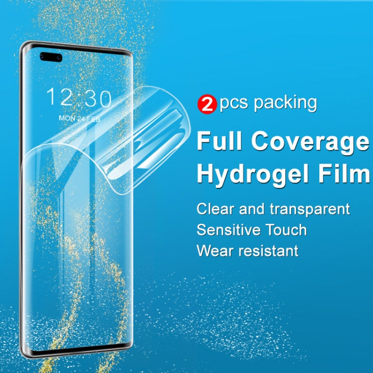 2 PCS IMAK Hydrogel Film III Full Coverage Screen Protector, For Huawei Mate 40 Pro 5G�����������...