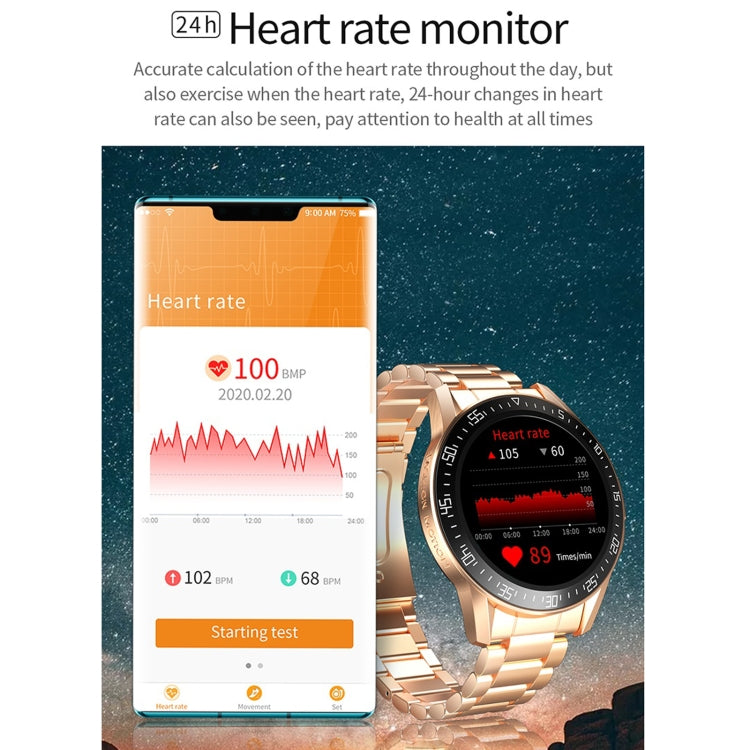 GT3 1.3 inch Full-fit Round Screen Smart Watch