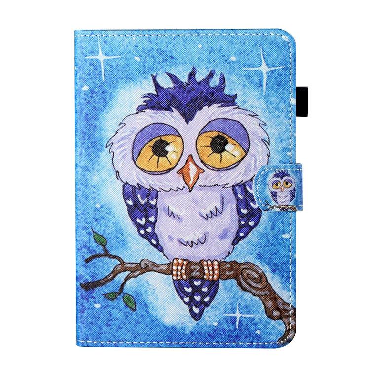 Coloured Drawing Stitching Horizontal Flip Leather Case with Holder & Card Slot & Sleep / Wake-up...