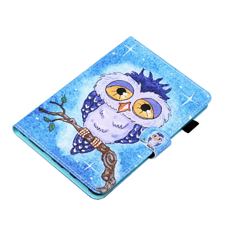 Coloured Drawing Stitching Horizontal Flip Leather Case with Holder & Card Slot & Sleep / Wake-up...