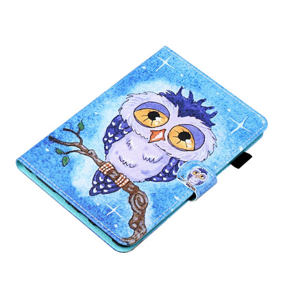 Coloured Drawing Stitching Horizontal Flip Leather Case with Holder & Card Slot & Sleep / Wake-up...