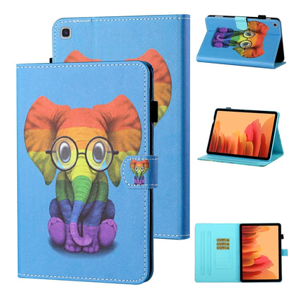 Coloured Drawing Stitching Horizontal Flip Leather Case with Holder & Card Slot & Sleep / Wake-up...
